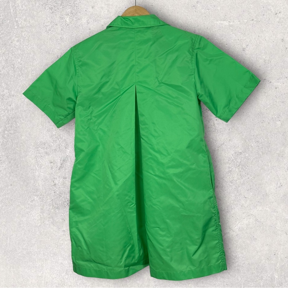 NEW Remain Birger Christensen Green Storm Mini Dress Size 4 Collared Bright NWOT - Picture 13 of 13